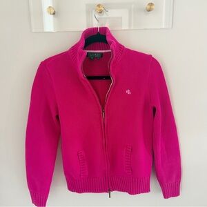 Ralph Lauren Full Zip Knit Sweater